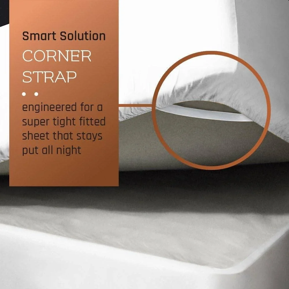 King Fitted Sheet - Deep Pocket, Fits 14-16 Inch Mattress, Ultra Soft Microfiber